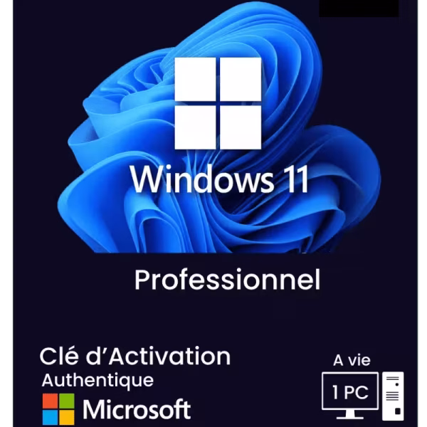 Clé activation Windows 11 Pro-licence