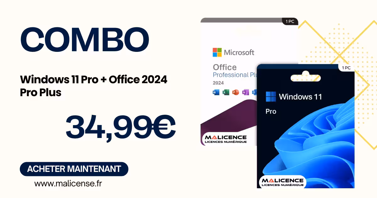 COMBO Windows 11 Pro + Office 2024 Pro Plus