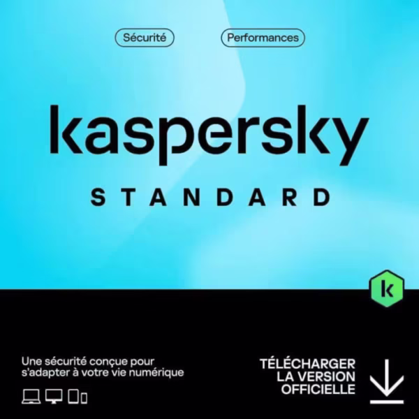 AntiVirus Kaspersky 2024 (1 an / 1 appareil)